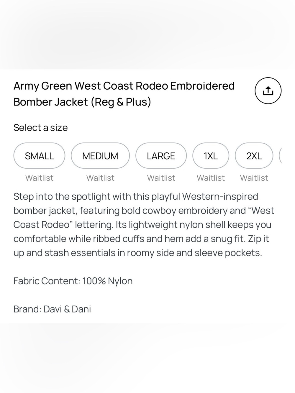 Women’s Olive Green Bomber Jacket with Embroidered Patches Medium - Picture 6 of 10